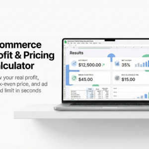 网店利润与定价计算器Excel模板